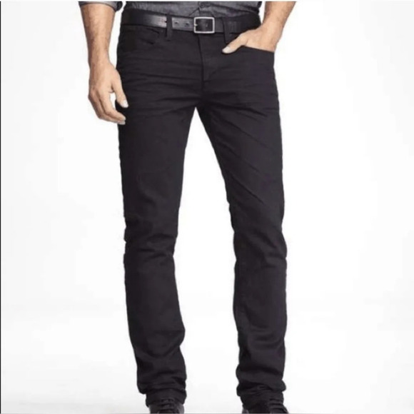 Express Rocco slim fit Straight Leg jeans black 31x32 - Picture 1 of 9